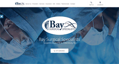 Desktop Screenshot of baysurgicalspecialists.com